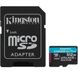 Карта памяти Kingston MicroSDXC 512GB Canvas Go! Plus Class 10 UHS-I U3 V30 A2 + SD-адаптер (SDCG3/512GB) фото 5