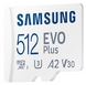 Карта пам'яті Samsung microSDXC 512GB EVO PLUS A2 V30 (MB-MC512KA/RU) фото 2