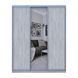 Шкаф купе Doros Сити Лайт Сосна Натти 2 ДСП / 1 зеркало 225х60х225 (DRS-011973) фото 5