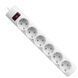 Сетевой фильтр Defender DFS 155 5m 6 роз White UA (994930) фото 1