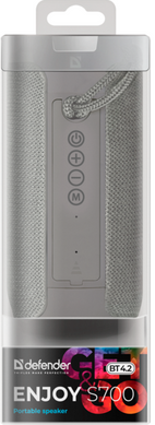 Портативная акустика Defender (65703) Enjoy S700 10Вт, серый