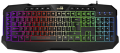 Клавиатура Genius Scorpion K11 Pro Black, RGB, UKR