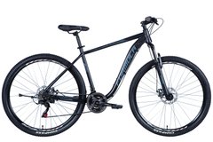 Велосипед 29" Formula KOZAK 2024 (чорно-сірий (м))