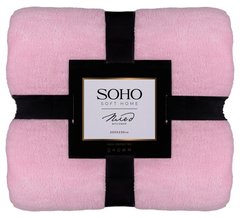 Плед флісовий Soho 200x230 см, Pattern Рожевий