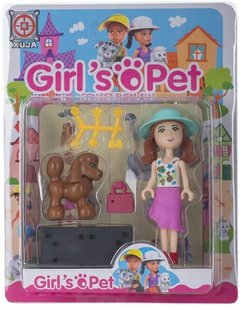 Конструктор Space Baby Girl's Pet фигурка с питомцем и аксессуары 6 видов