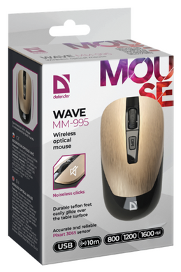 Мышь Defender Wave MM-995 Wireless BRONZE