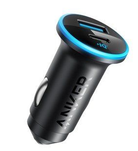 Автомобільна зарядка ANKER PowerDrive 323 &ndash; 30W PD + 22.5W USB-A (Чорний)