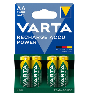 Акумулятор VARTA ACCU AA 2600mAh BLI4 (READY 2 USE)