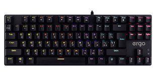 Клавіатура Ergo KB-905 TKL, Blue Switch, Чорна
