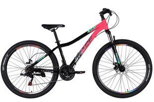Велосипед ST 27.5" SPACE AURORA DD FR рама-15" розово-черный 2026