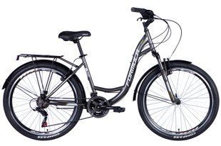 Велосипед ST 26" Formula OMEGA AM Vbr з багажником задн St з крилом St 2024 (темно-сріблястий (м))