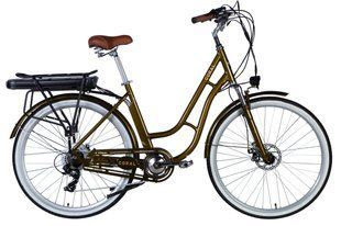 Велосипед з електроприводом 28" AL Dorozhnik eCORAL DD FR рама-19" 48B 17.5А*г 500Вт бронзовий 2026