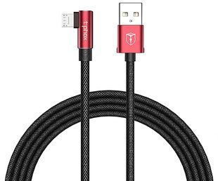 Кабель T-Phox Champion T-M804 Micro for Gaming - 3A - 1.2m Black/Red