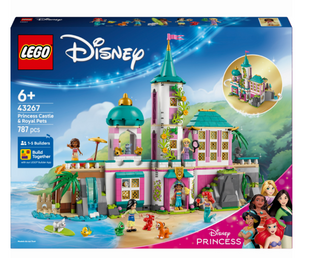 Конструктор LEGO Disney Princess Замок принцессы и королевские любимцы