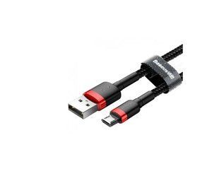 Кабель Baseus Cafule USB Micro 1м черно-красный Кабель Baseus Cafule USB Micro 1м черно-красный