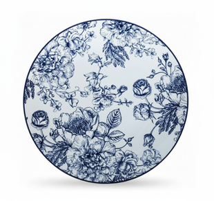 Тарелка Limited Edition BLOSSOM BLUE /26.5 см/обед (YF7001-1)