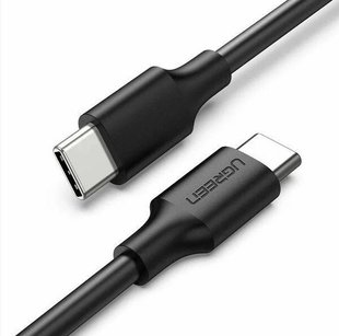 Кабель Ugreen US286 Type-C - Type-C 3A Cable 0.5м (Black)