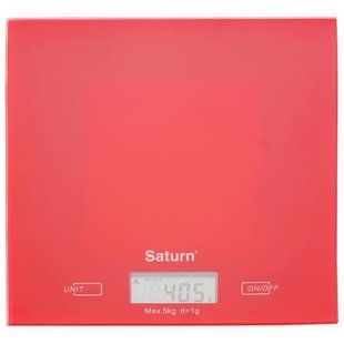 Весы кухонные Saturn ST-KS7810 red