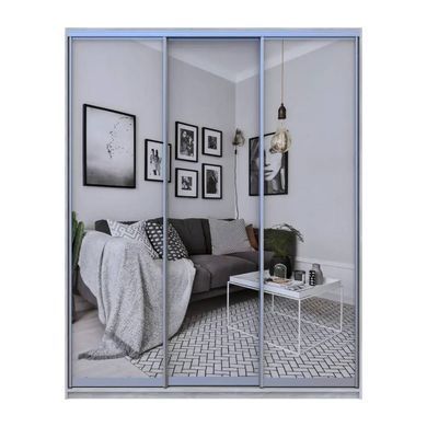 Шкаф купе Doros Сити Лайт Сосна Натти 3 Зеркала 225х60х225 (DRS-011974)