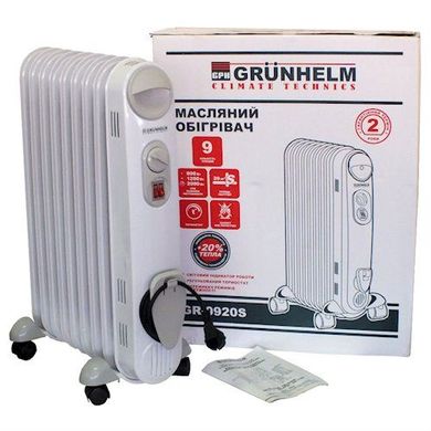 Масляний обігрівач Grunhelm GR-1125/2,5 кВт