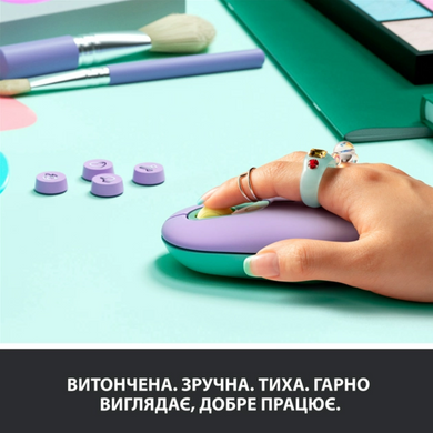 Миша комп'ютерна LogITech POP Bluetooth Daydream Mint (910-006547)