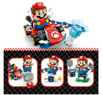 Конструктор LEGO Super Mario Mario Kart &ndash; Interactive LEGO&174 Mario та Standard Kart