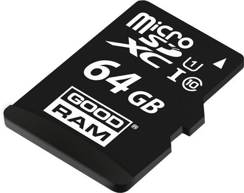 Карта памяти Goodram microSDXC 64GB Class 10 UHS I + ad