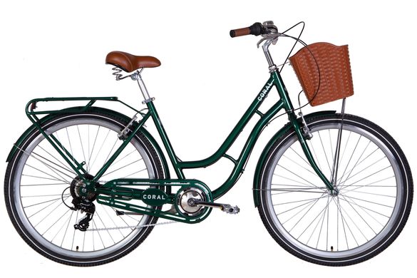 Велосипед 28" Dorozhnik CORAL 2022 (темно-зеленый)