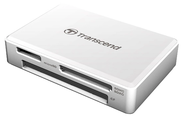 Картридер USB 3.1 Transcend White (TS-RDF8W2)