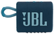 Портативная акустика JBL GO 3 Eco Blue (JBLgO3ECOBLU) фото 1
