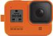 Силиконовый чехол с ремешком GoPro HERO8 Sleeve+Lanyard (AJSST-004) Orange фото 4