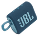 Портативная акустика JBL GO 3 Eco Blue (JBLgO3ECOBLU) фото 4