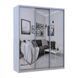 Шкаф купе Doros Сити Лайт Сосна Натти 3 Зеркала 225х60х225 (DRS-011974) фото 1