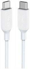 кабель Anker PowerLine III USB-C to USB-C - 0.9м (Білий)