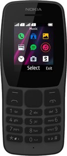 Мобильный телефон Nokia 110 Dual SIM (black) TA-1192