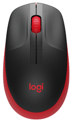 Мышь LogITech M190 Full-size wireless mouse Красный