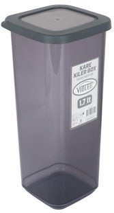 Контейнер для сыпучих Violet House 0310 Transparent Black 1.1 л
