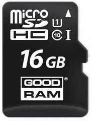 Картка пам'ятi Goodram MicroSDHC 16GB UHS-I Class 10