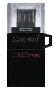 флеш-драйв Kingston DT MicroDuo 3G2 32GB, OTG, USB 3.0