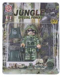 Конструктор Space Baby Jungle special forces фигурка и аксессуары 6 видов