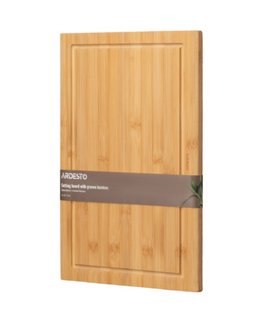 Доска кухонная с желобом Ardesto Midori, 40х28х1.5см, бамбук
