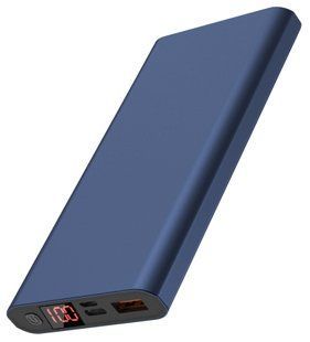 Портативное зарядное устройство BYZ W6 - 10000 mAh TYPE-C (Dark Blue)