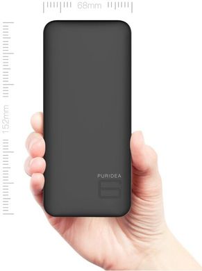 Портативний зарядний пристрій Puridea S4 6000mAh Li-Pol Rubber Black & White