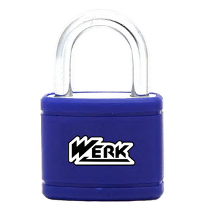 Замок навісний PVC-IP-0150W (50мм) (Werk)