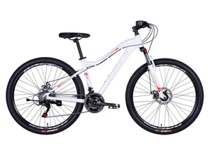 Велосипед AL 27.5" Formula ALPINA DD FR рама-16" біло-рожевий 2025