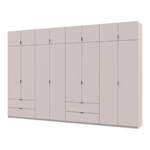 Шафа для одягу Doros Лукас Кашемір 4+4 ДСП 360х50х240 DRS-011722 (42005144)