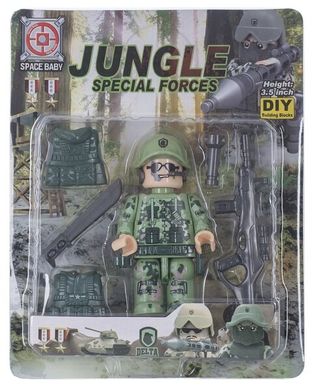 Конструктор Space Baby Jungle special forces фигурка и аксессуары 6 видов