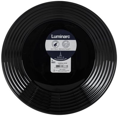 Тарілка Luminarc HARENA BLACK /23 см /суп. (L7610)