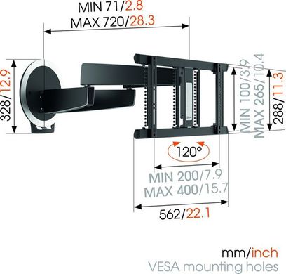 Настінне кріплення Vogels Next 7356 MotionMount Lg OLED