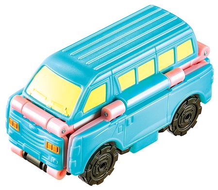 Іграшка TransRAcers машинка 2-в-1 Автомобіль з морозивом & міні-фургон